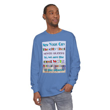 Load image into Gallery viewer, Unisex Garment-dyed Long Sleeve T-Shirt
