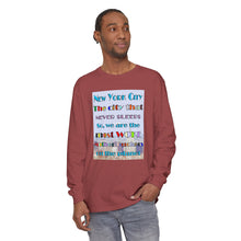 Load image into Gallery viewer, Unisex Garment-dyed Long Sleeve T-Shirt
