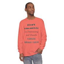 Load image into Gallery viewer, Unisex Garment-dyed Long Sleeve T-Shirt
