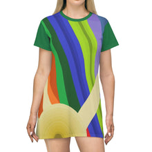 Load image into Gallery viewer, All Over Print T-Shirt Dress
