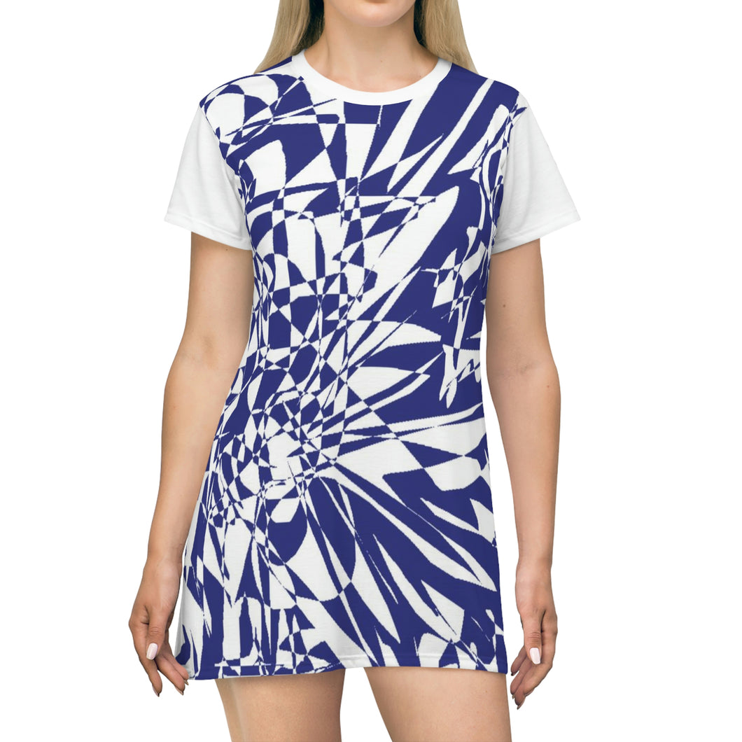 All Over Print T-Shirt Dress