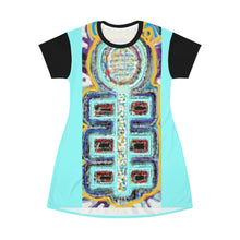 Load image into Gallery viewer, All Over Print T-Shirt Dress
