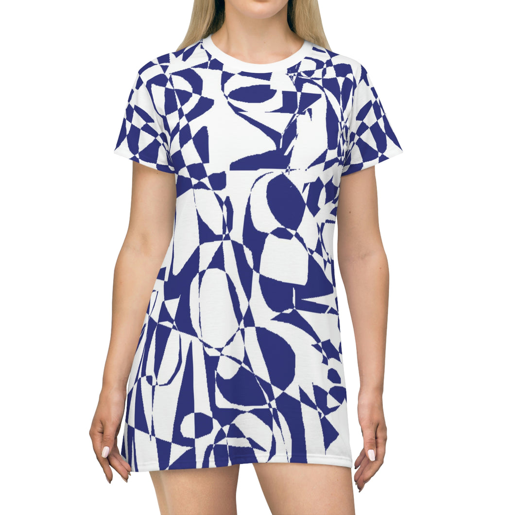 All Over Print T-Shirt Dress